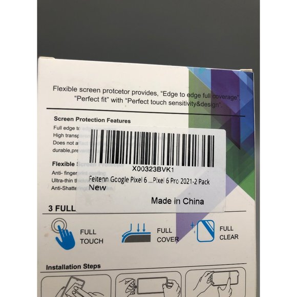 Flexible Screen protector for Google Pixel 6 Pro 5G Film Soft Glass Clear - Picture 3 of 5
